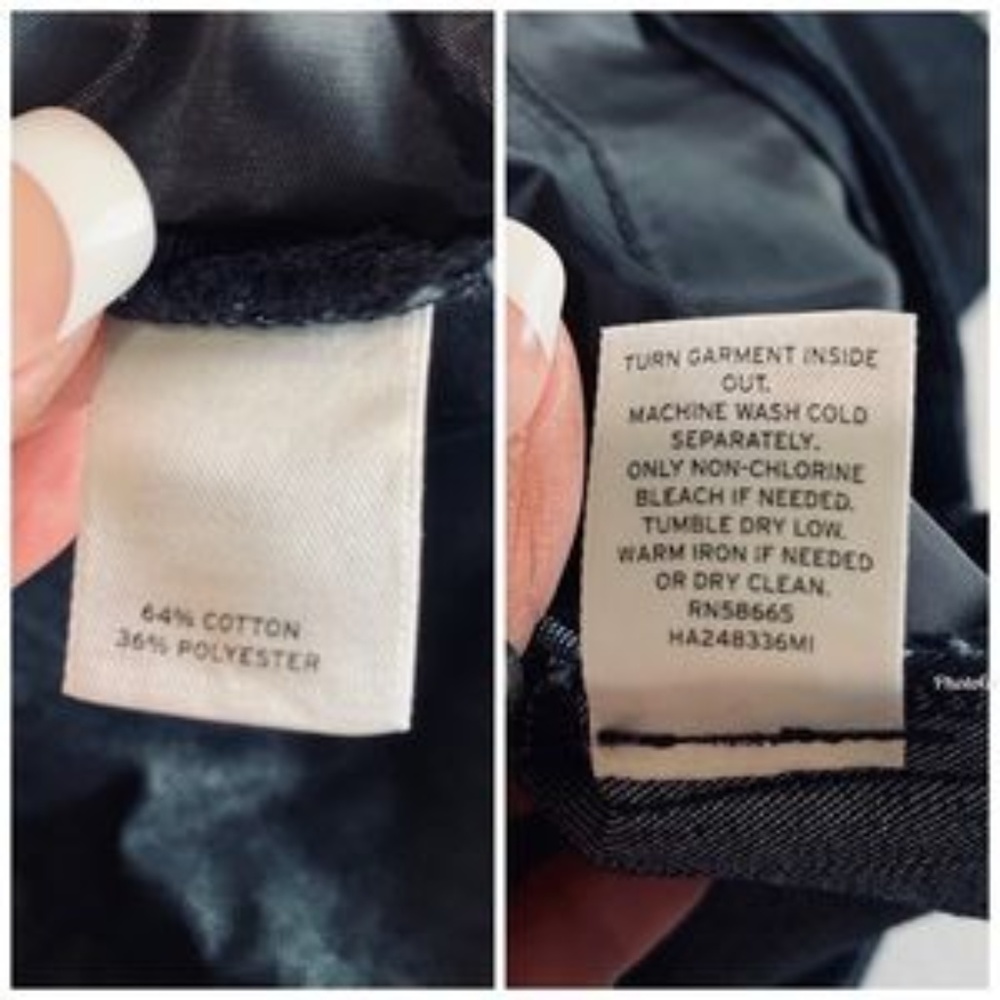 Halogen Denim Stretch Pencil Skirt With Pockets - Picture 8 of 8